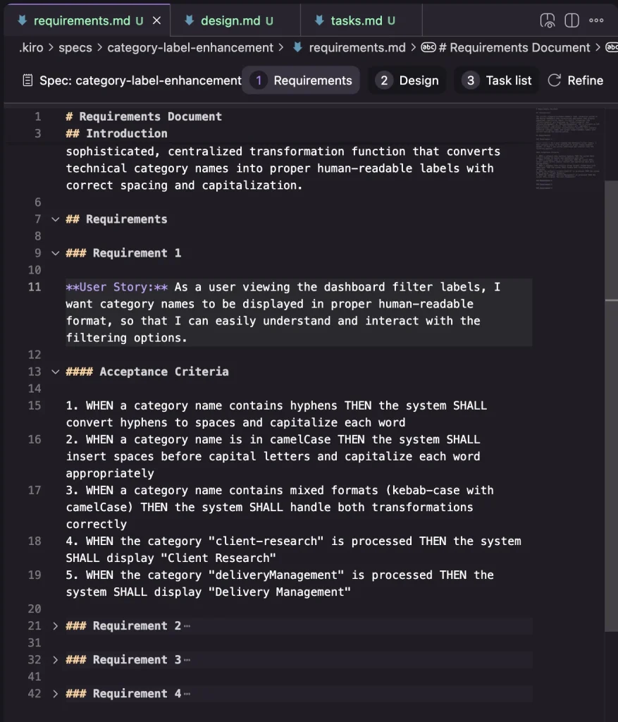 What a specification is, and why it cannot be restructured from code
